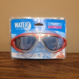 Watersport Swim Goggles‎ Vibrant Red New Adult Sun & Fun